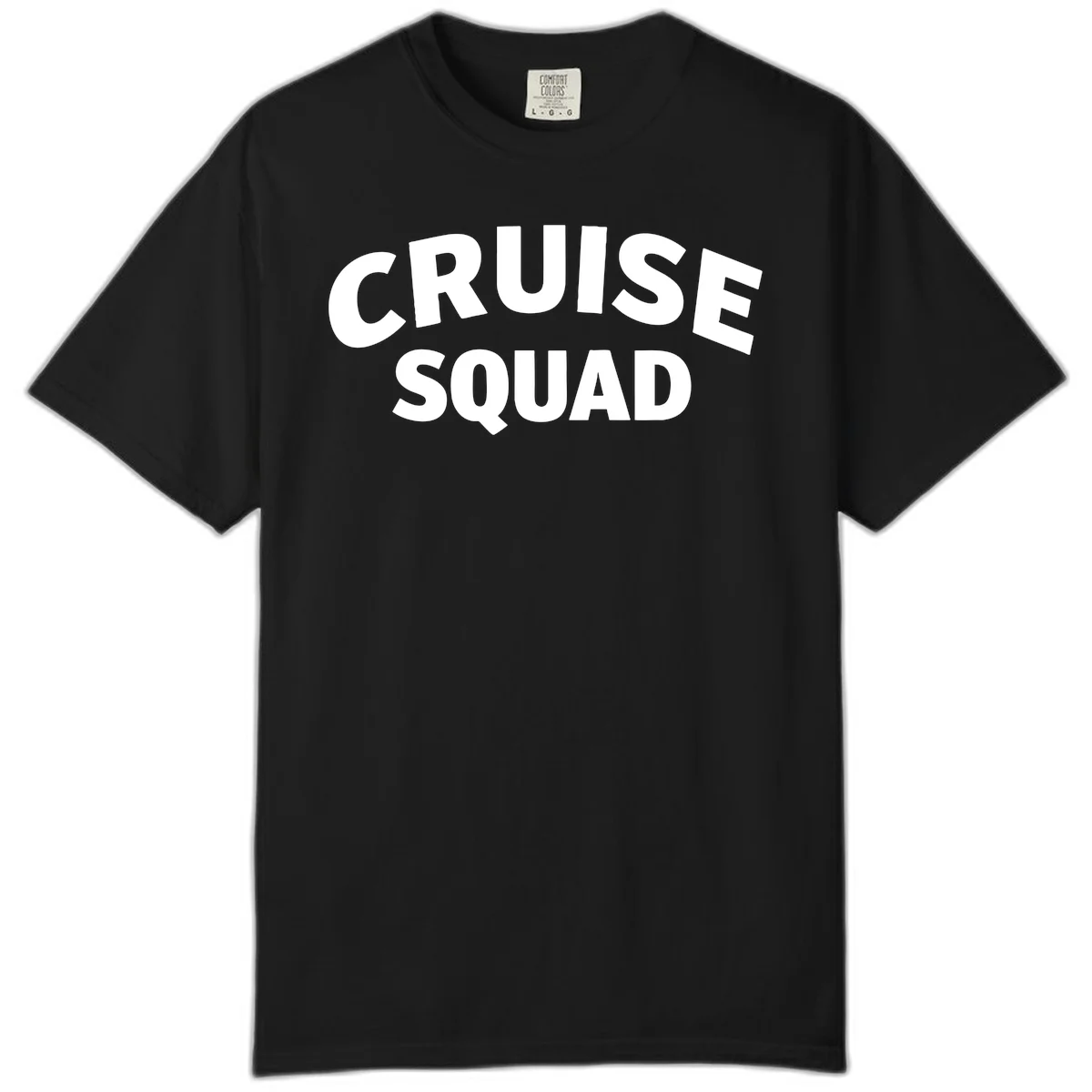Cruise Squad Comfort Color T-Shirt in Black