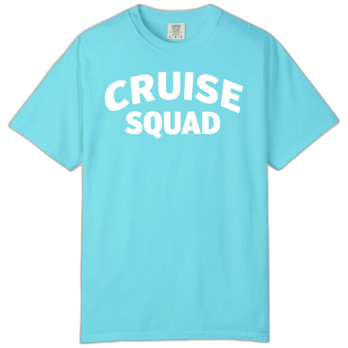 Cruise Squad Comfort Color T-Shirt in Lagoon Blue