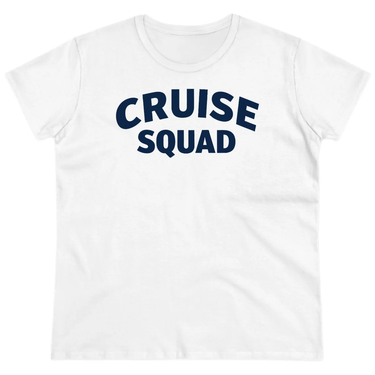 Cruise Squad Ladies Tee in White