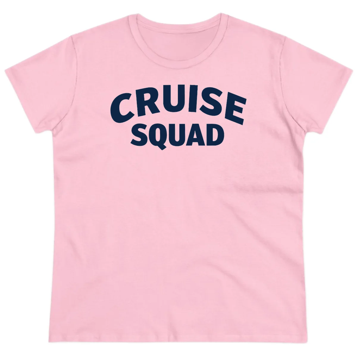 Cruise Squad Ladies Tee in Light Pink