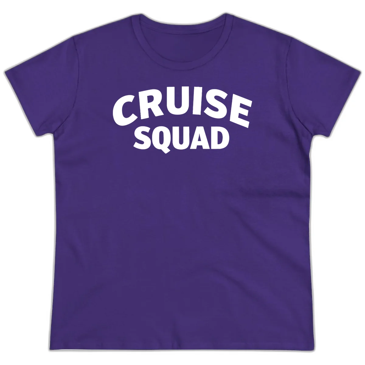Cruise Squad Ladies Tee in Purple