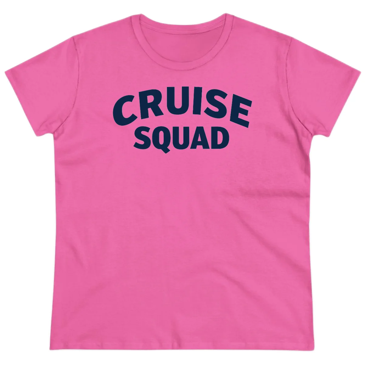 Cruise Squad Ladies Tee in Azalea