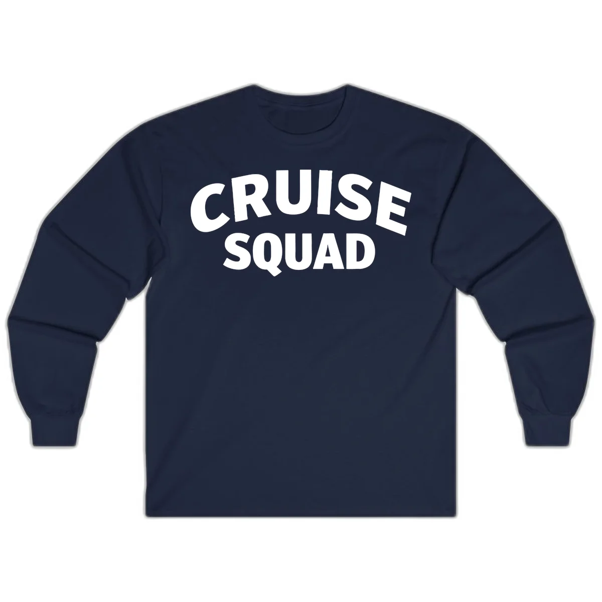 Cruise Squad Long Sleeve T-Shirt in Navy