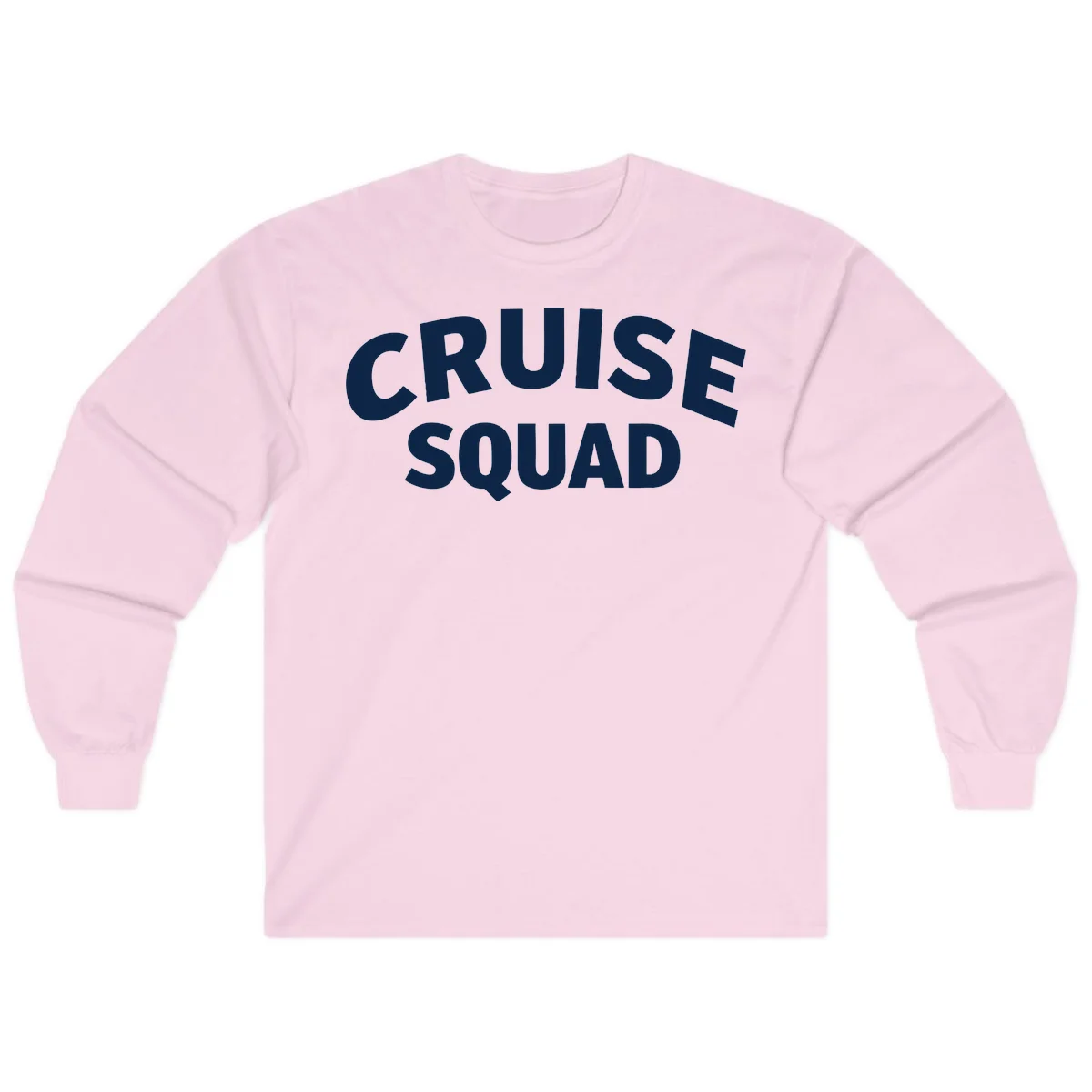 Cruise Squad Long Sleeve T-Shirt in Light Pink