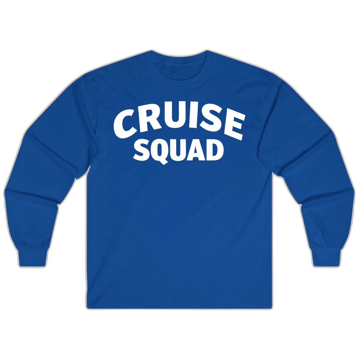 Cruise Squad Long Sleeve T-Shirt in Royal