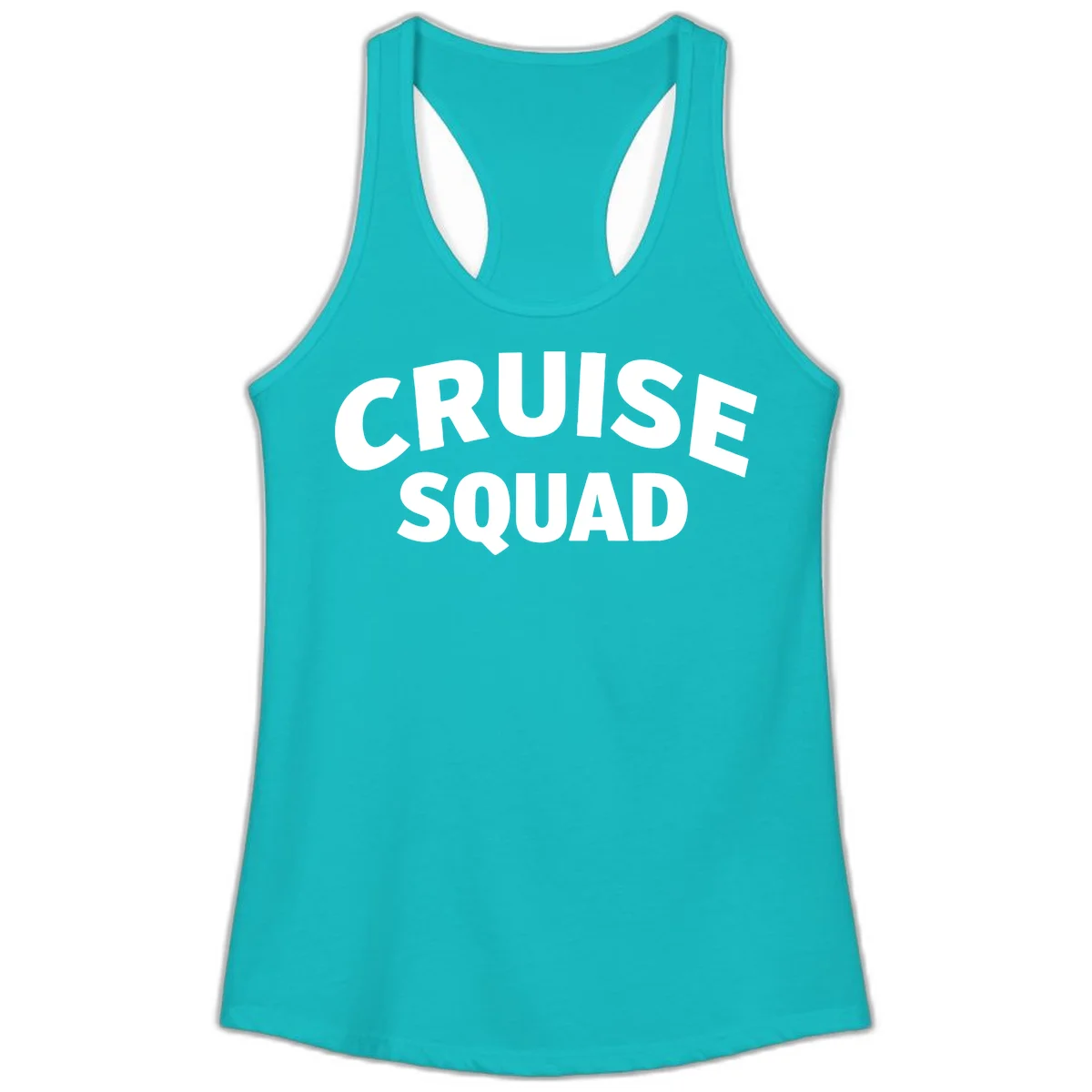 Cruise Squad Ladies Tank Top in Tahiti Blue