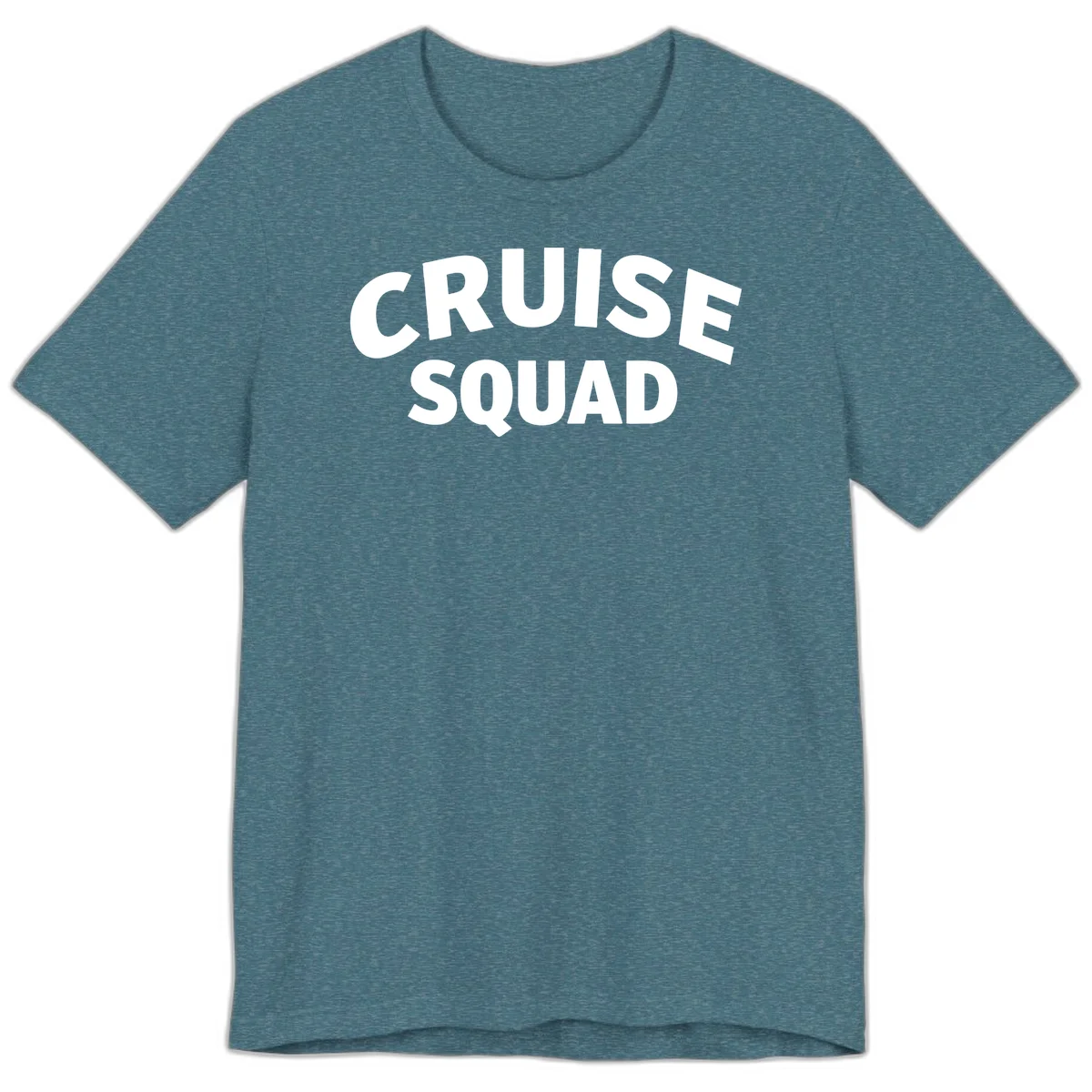 Cruise Squad Premium T-Shirt in Heather Deep Teal