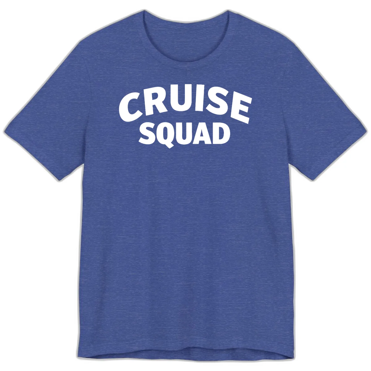 Cruise Squad Premium T-Shirt in Heather True Royal