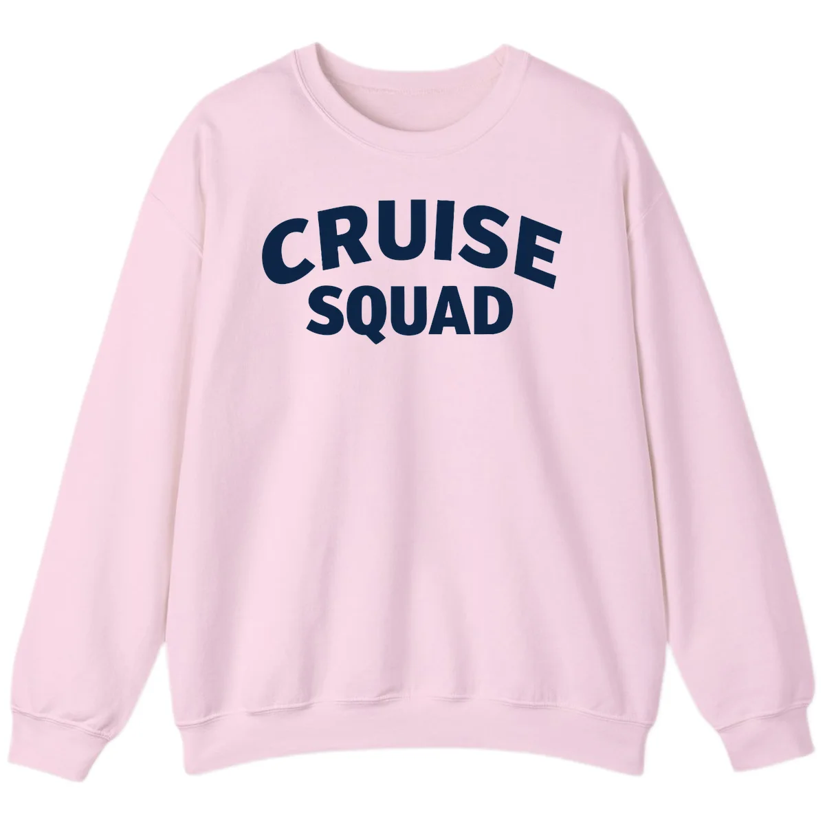 Cruise Squad Sweatshirt in Light Pink