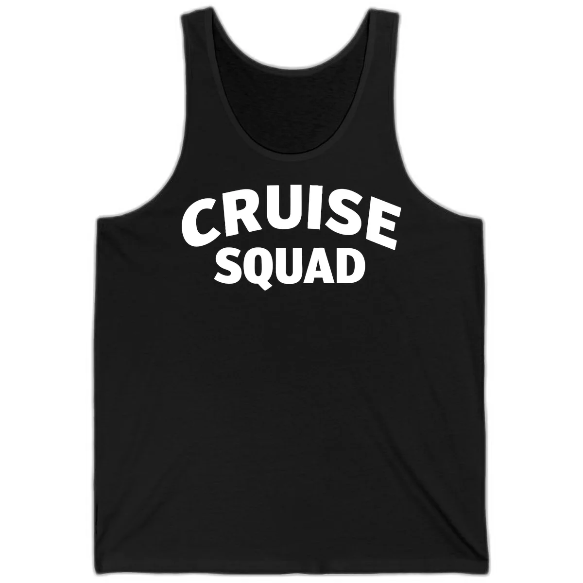 Cruise Squad Tank Top in Black