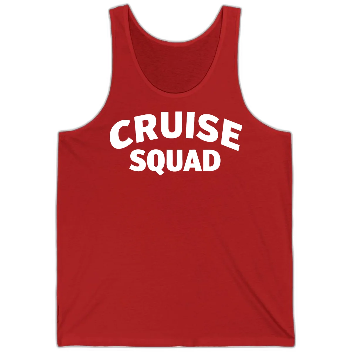 Cruise Squad Tank Top in Red