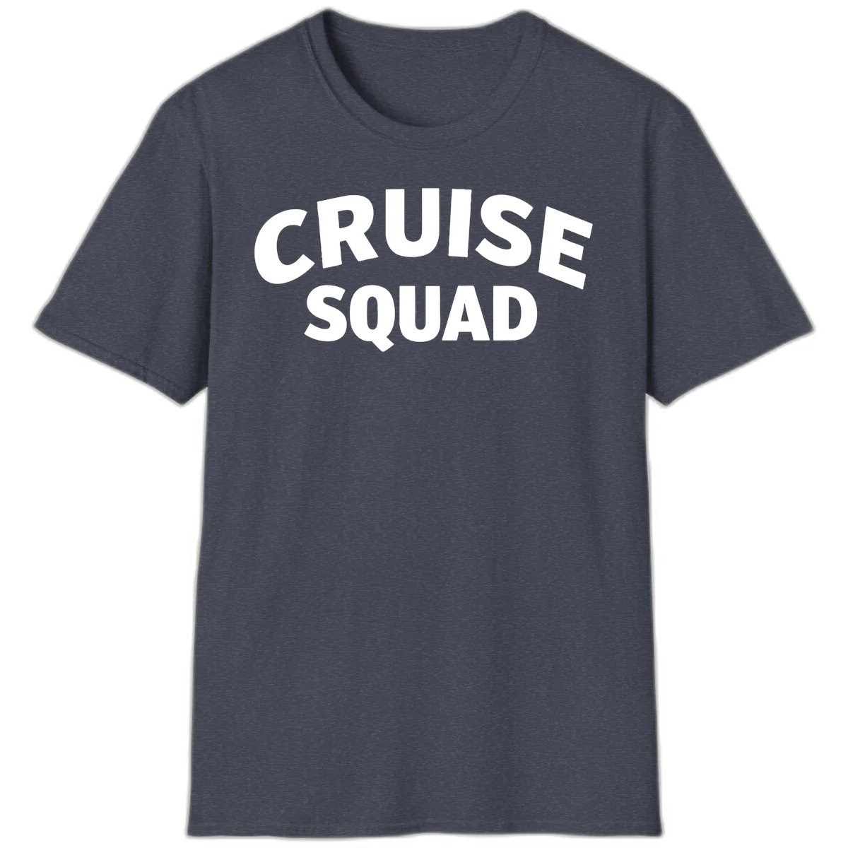 Cruise Squad T-Shirt in Heather Navy