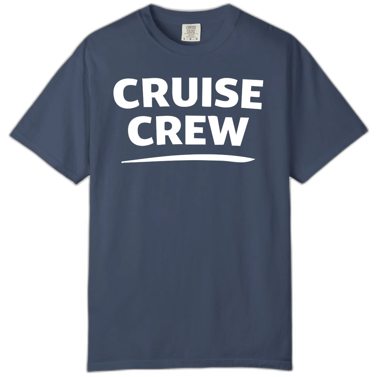 Cruise Crew Comfort Color T-Shirt in Midnight