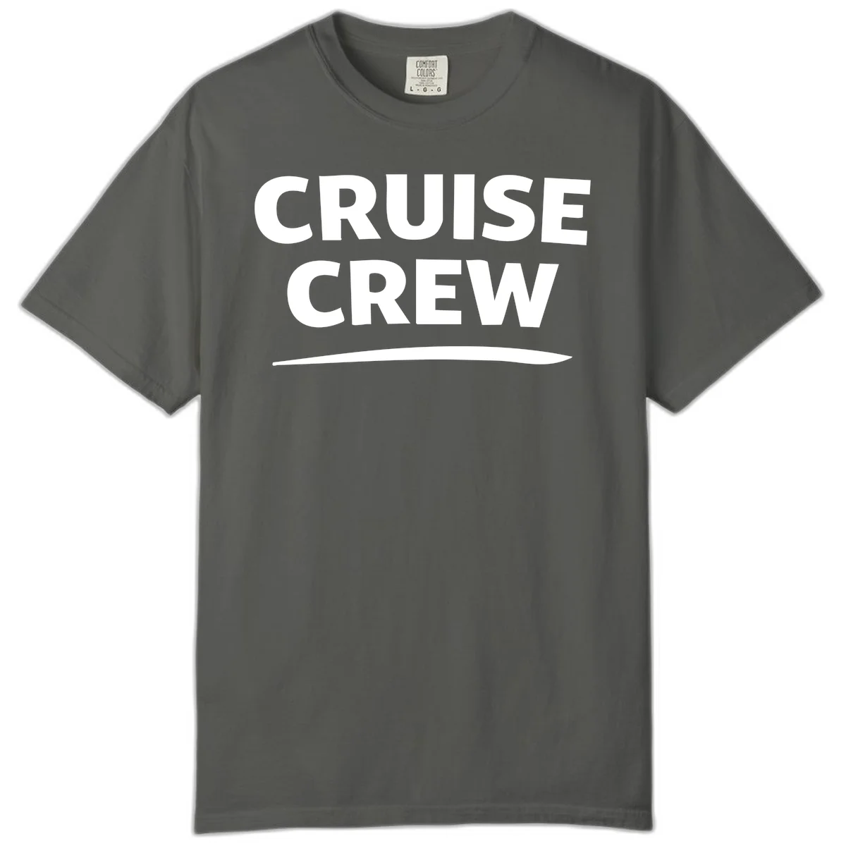 Cruise Crew Comfort Color T-Shirt in Pepper