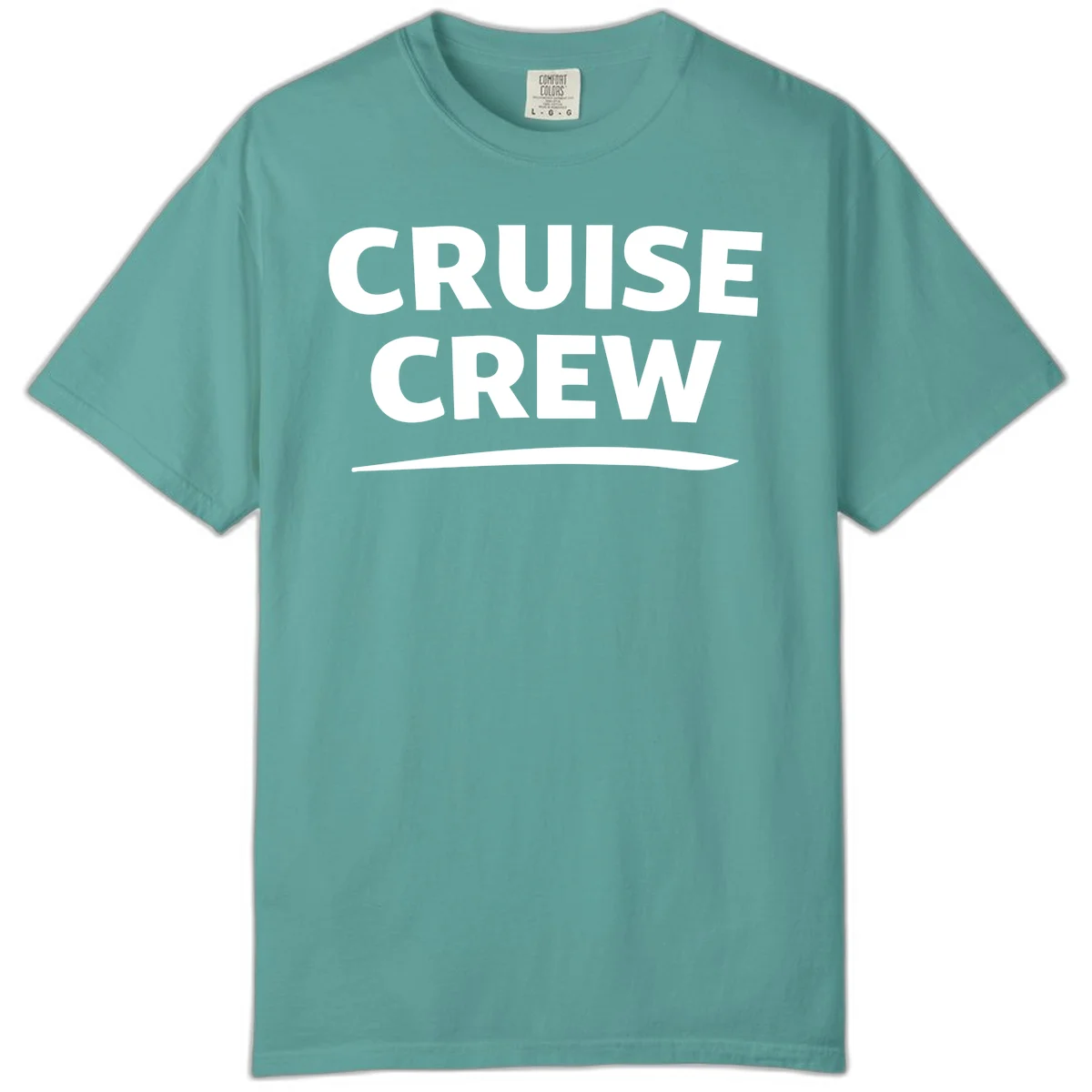 Cruise Crew Comfort Color T-Shirt in Seafoam