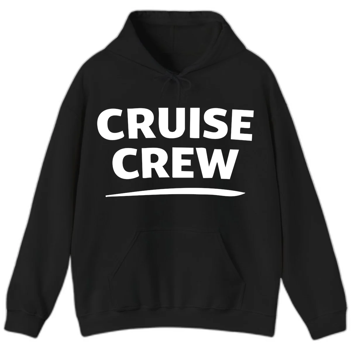 Cruise Crew Hoodie in Black