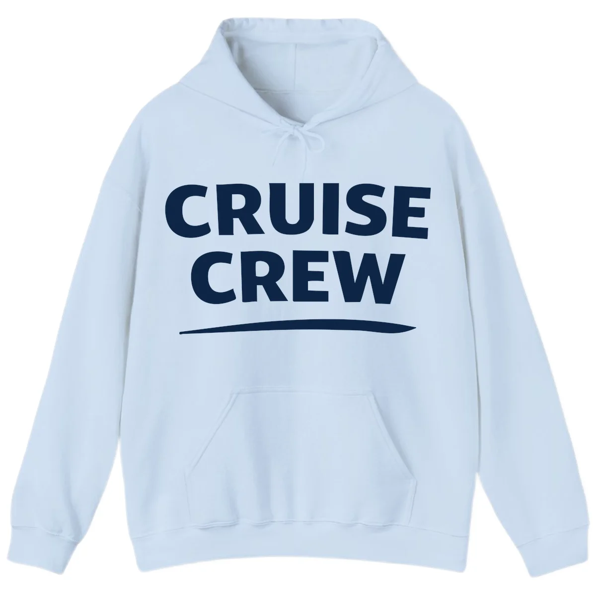 Cruise Crew Hoodie in Light Blue