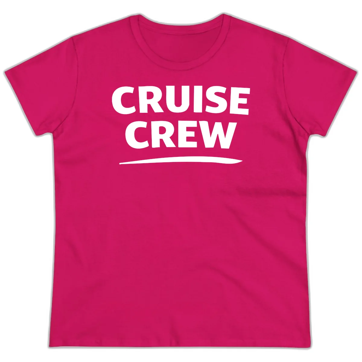 Cruise Crew Ladies Tee in Heliconia