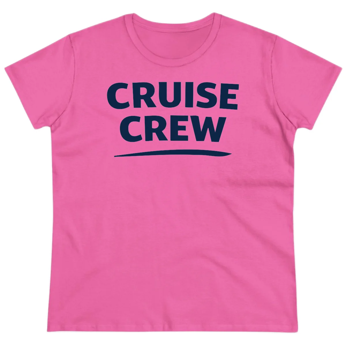 Cruise Crew Ladies Tee in Azalea