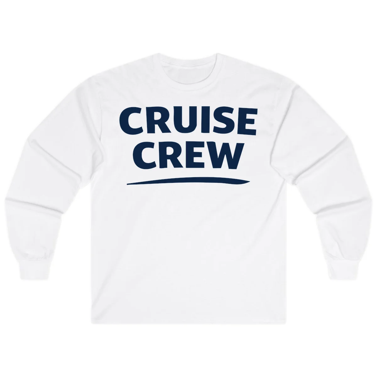 Cruise Crew Long Sleeve T-Shirt in White