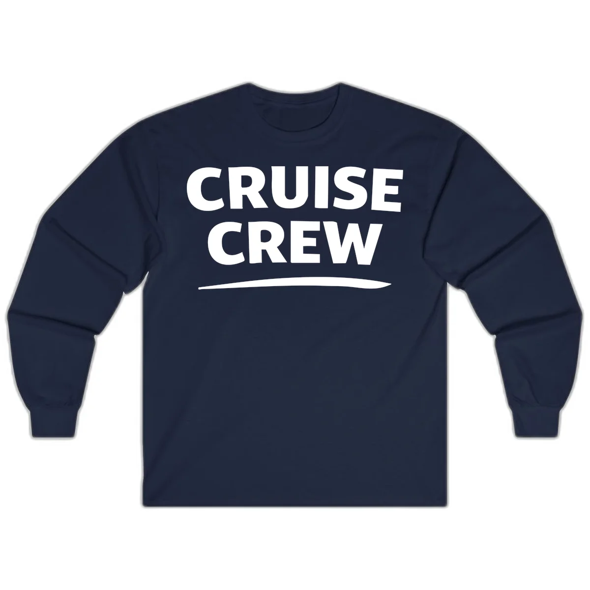 Cruise Crew Long Sleeve T-Shirt in Navy