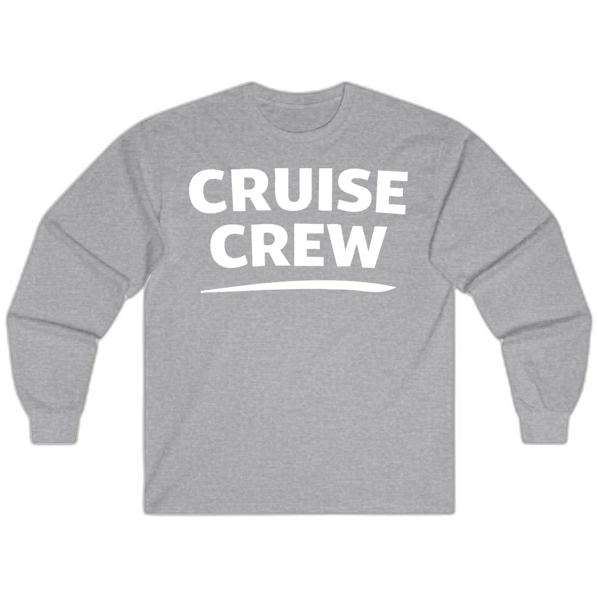 Cruise Crew Long Sleeve T-Shirt in Sport Grey