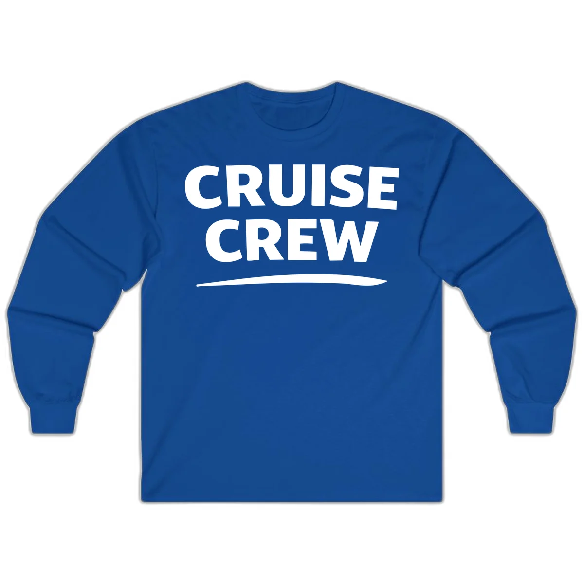 Cruise Crew Long Sleeve T-Shirt in Royal