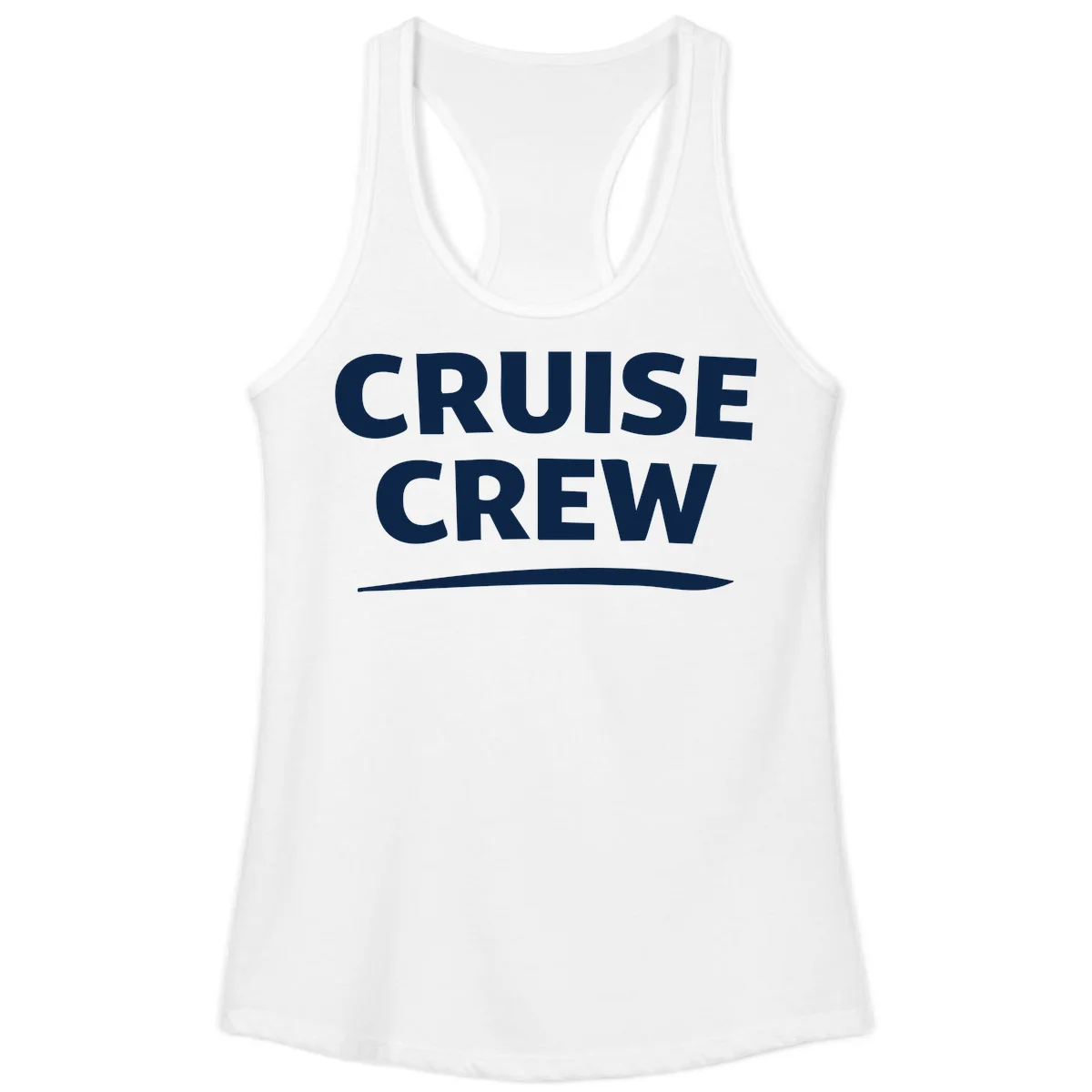 Cruise Crew Ladies Tank Top in White