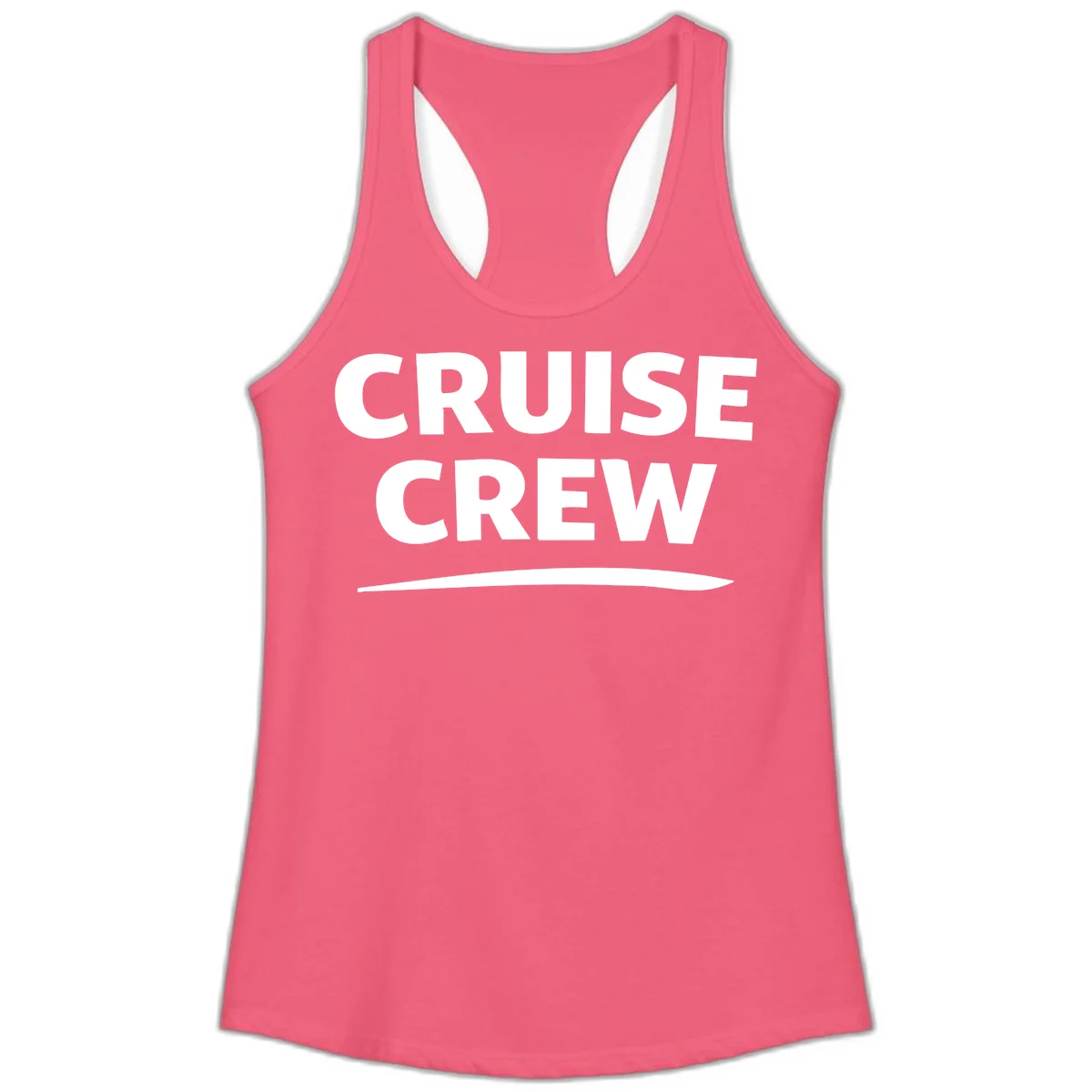 Cruise Crew Ladies Tank Top in Hot Pink