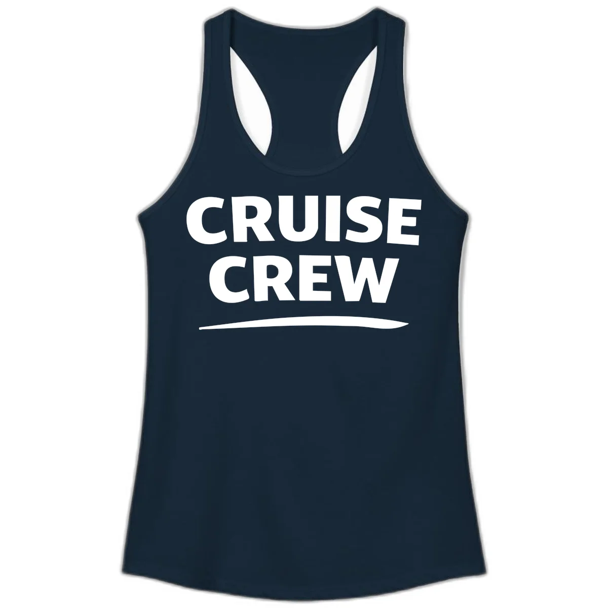Cruise Crew Ladies Tank Top in Solid Midnight Navy