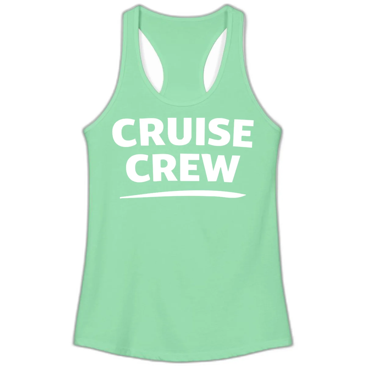 Cruise Crew Ladies Tank Top in Solid Mint