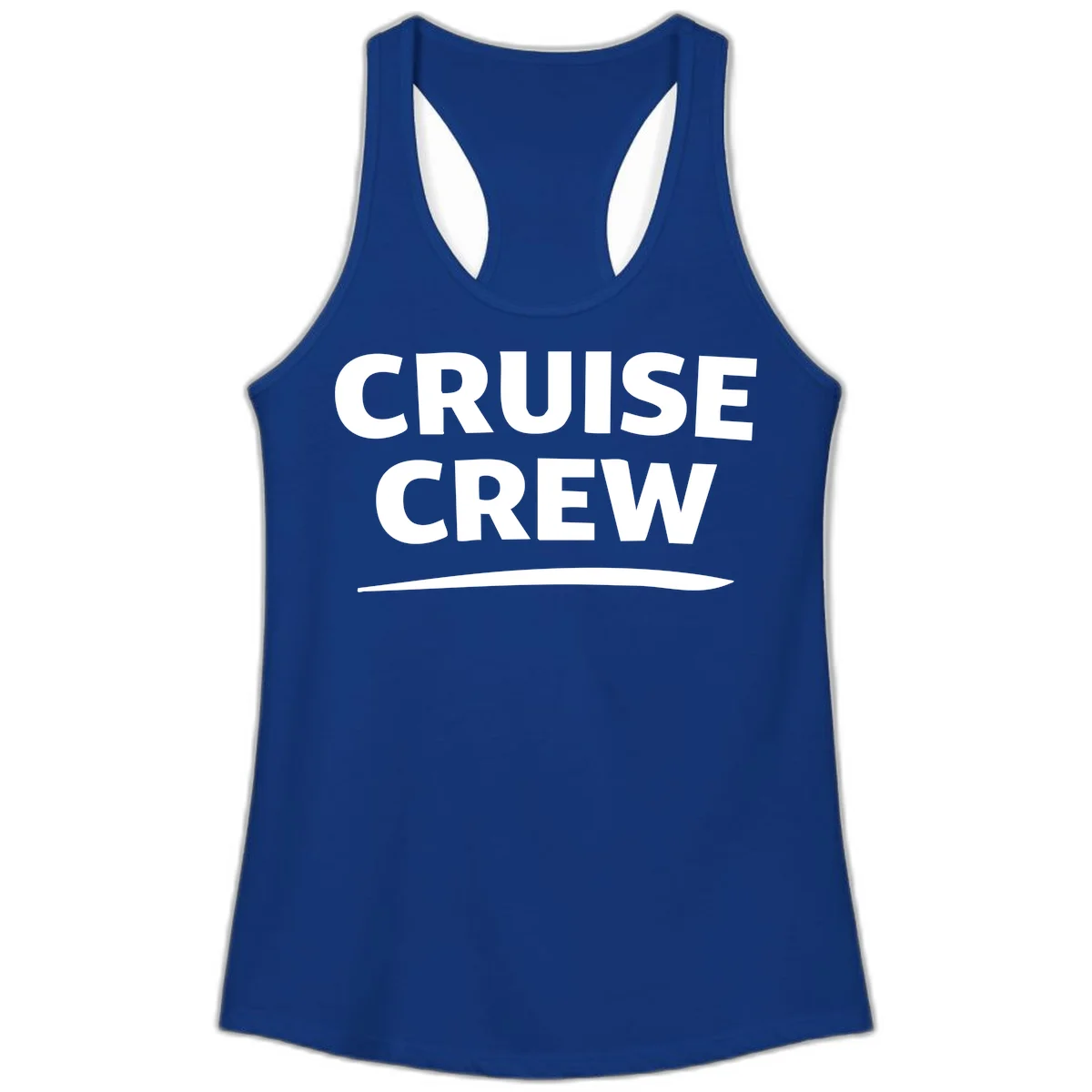 Cruise Crew Ladies Tank Top in Solid Royal
