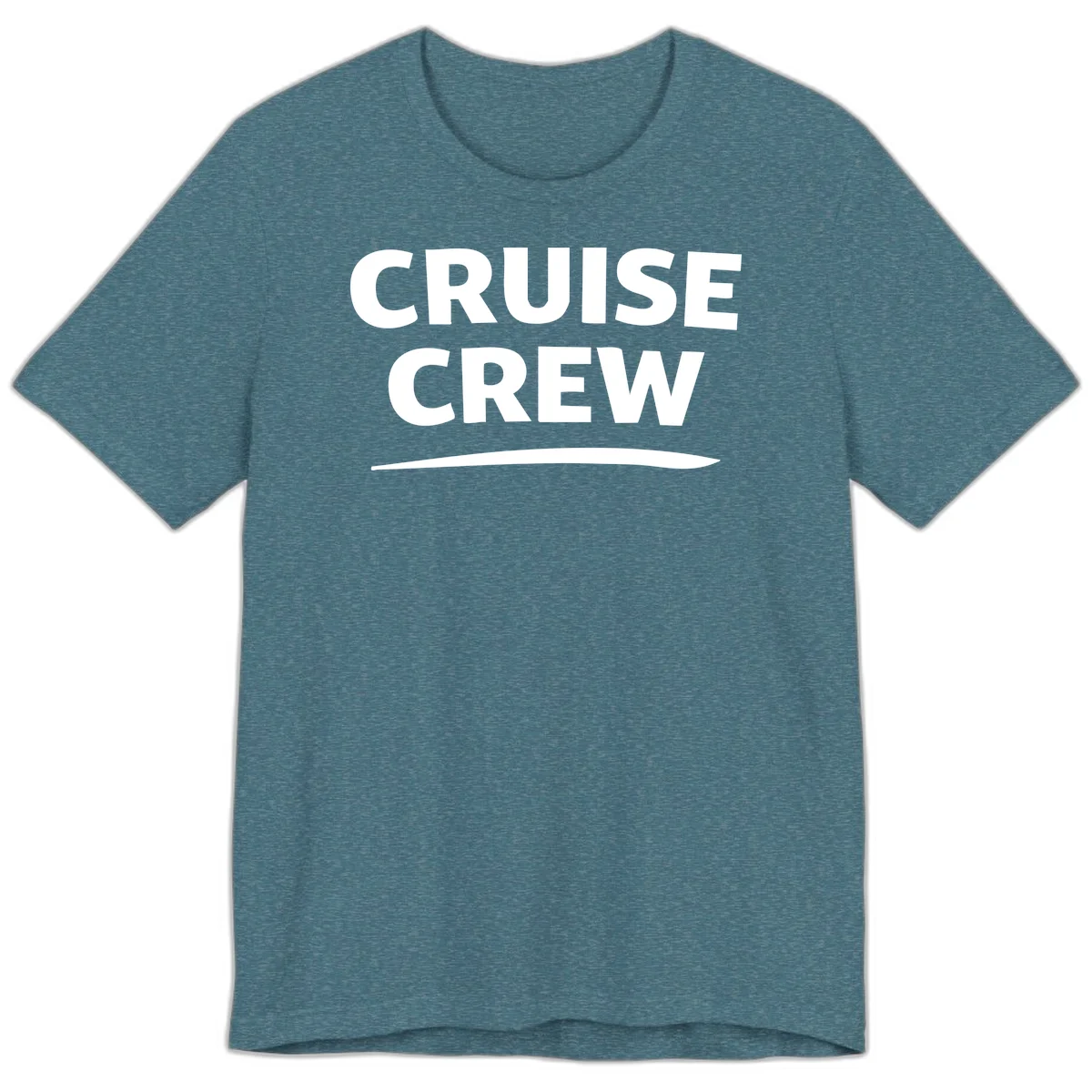 Cruise Crew Premium T-Shirt in Heather Deep Teal