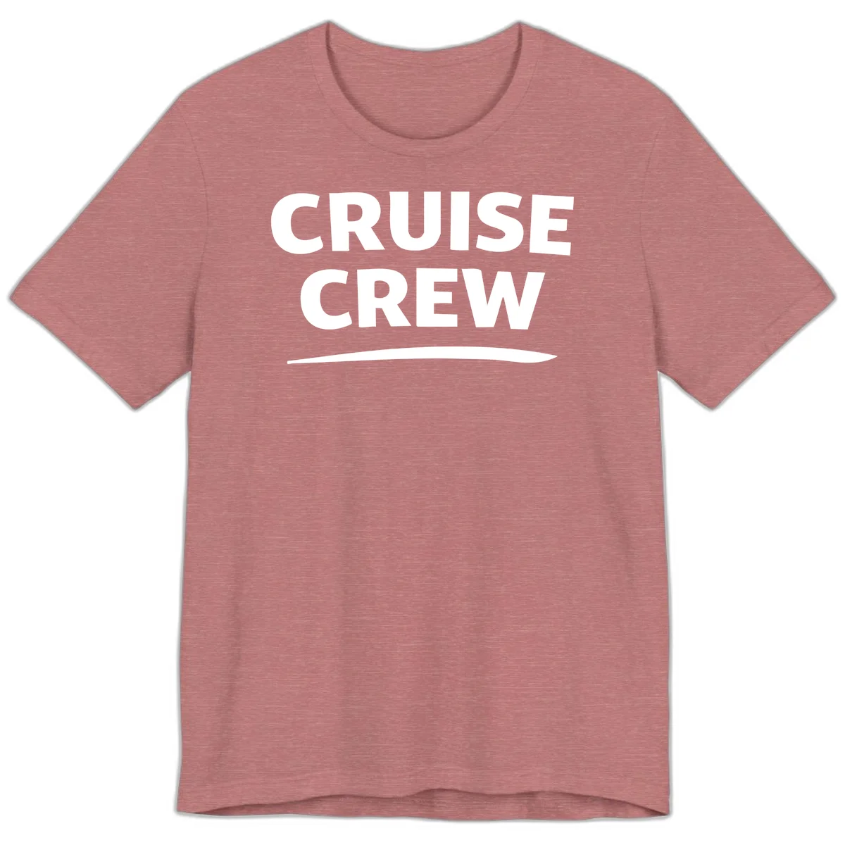 Cruise Crew Premium T-Shirt in Heather Mauve