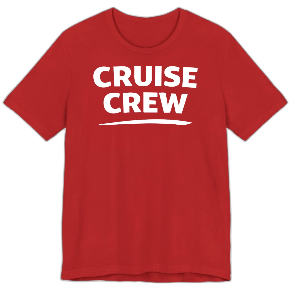 Cruise Crew Premium T-Shirt in Red