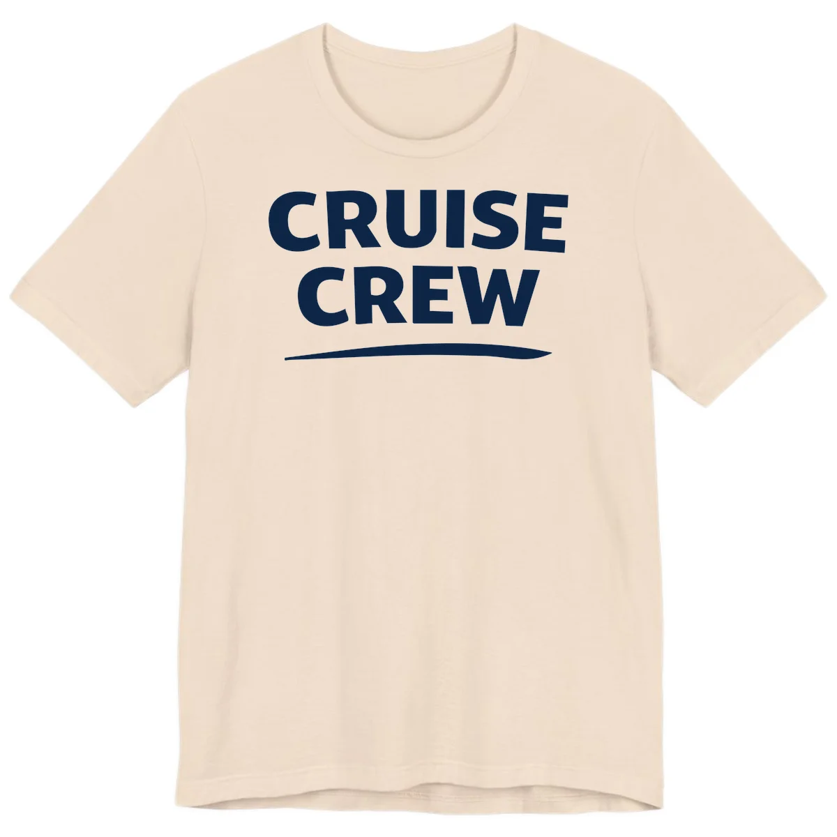 Cruise Crew Premium T-Shirt in Soft Cream