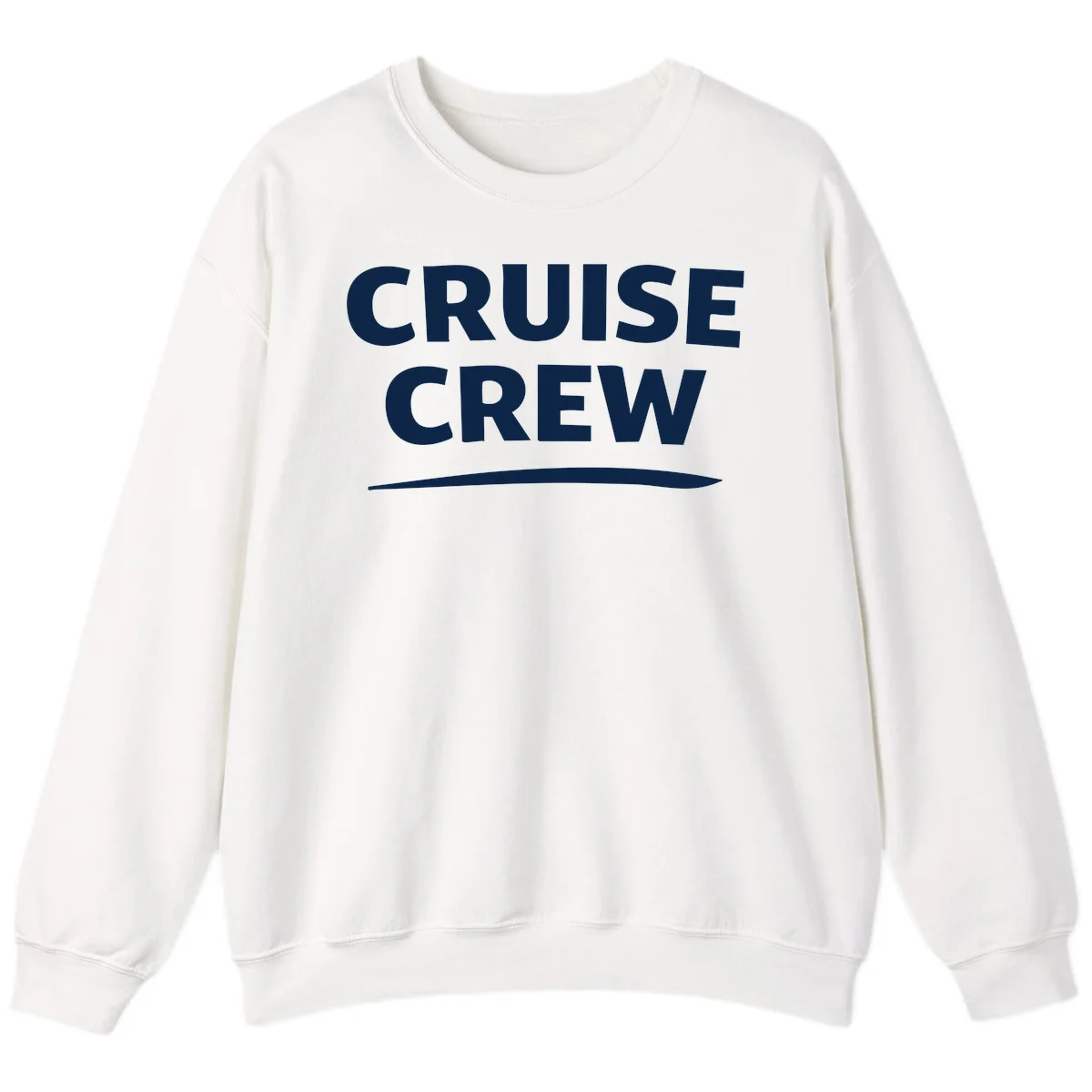 Cruise Crew Sweatshirt in White