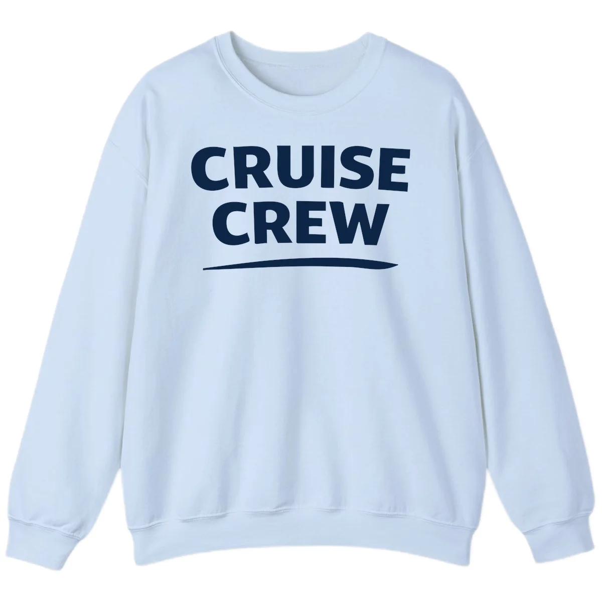 Cruise Crew Sweatshirt in Light Blue