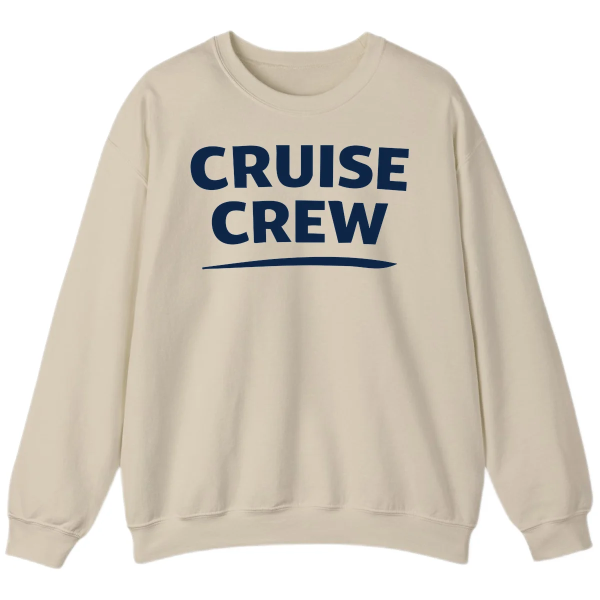 Cruise Crew Sweatshirt in Sand