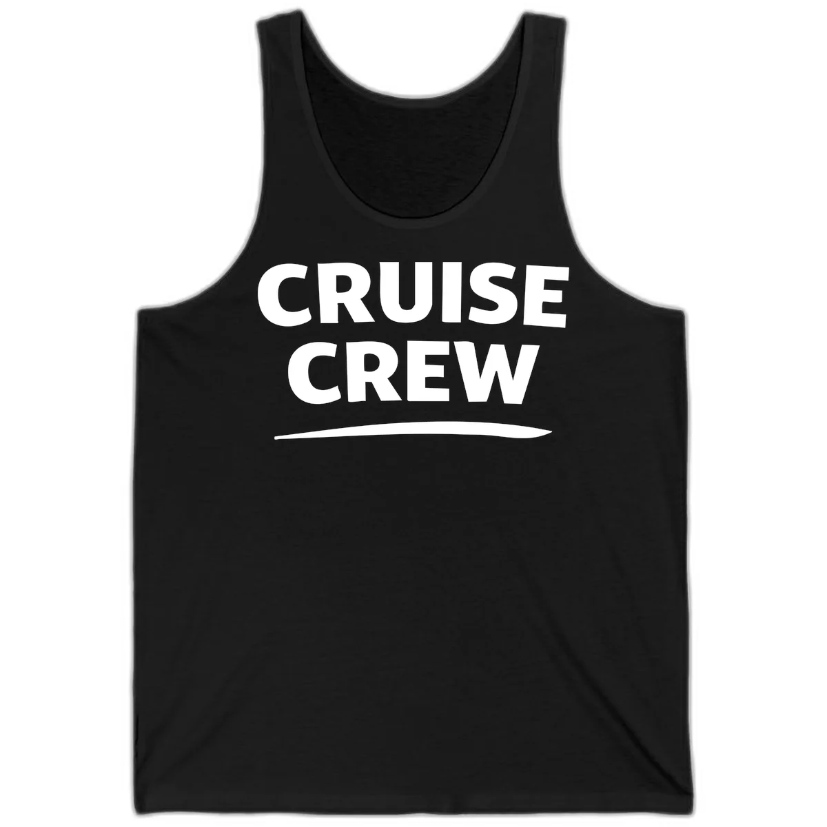 Cruise Crew Tank Top in Black