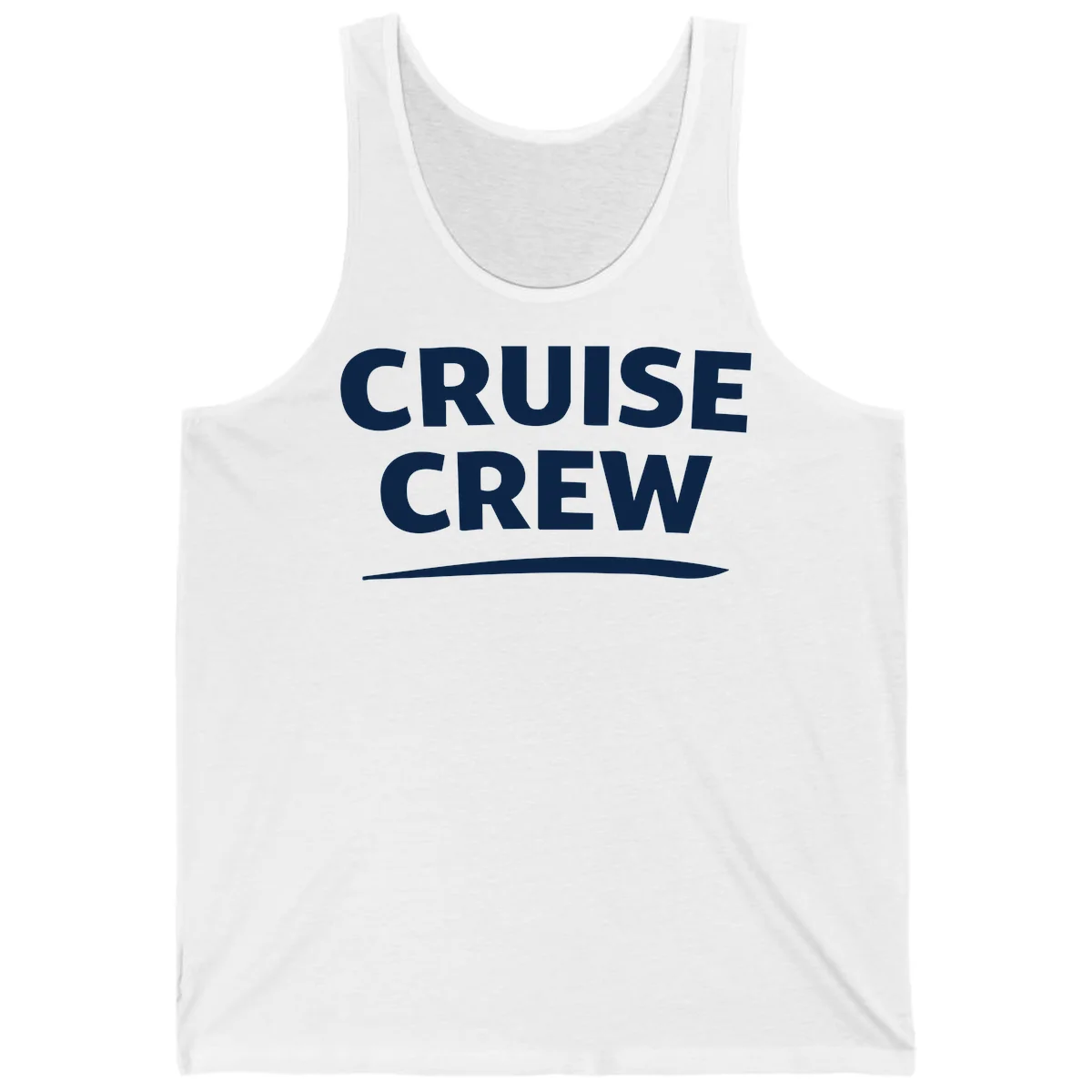 Cruise Crew Tank Top in White