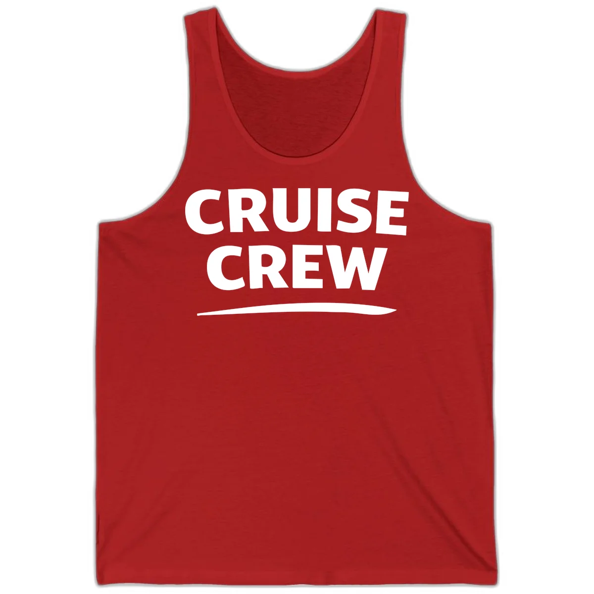 Cruise Crew Tank Top in Red