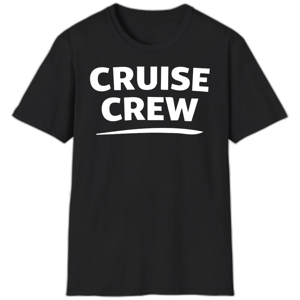 Cruise Crew T-Shirt in Black