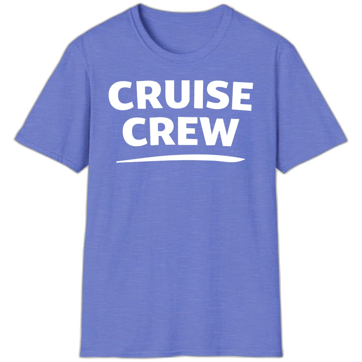 Cruise Crew T-Shirt in Heather Royal