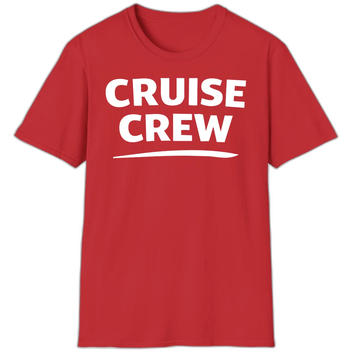 Cruise Crew T-Shirt in Red