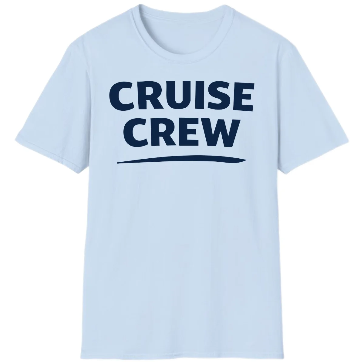 Cruise Crew T-Shirt in Light Blue