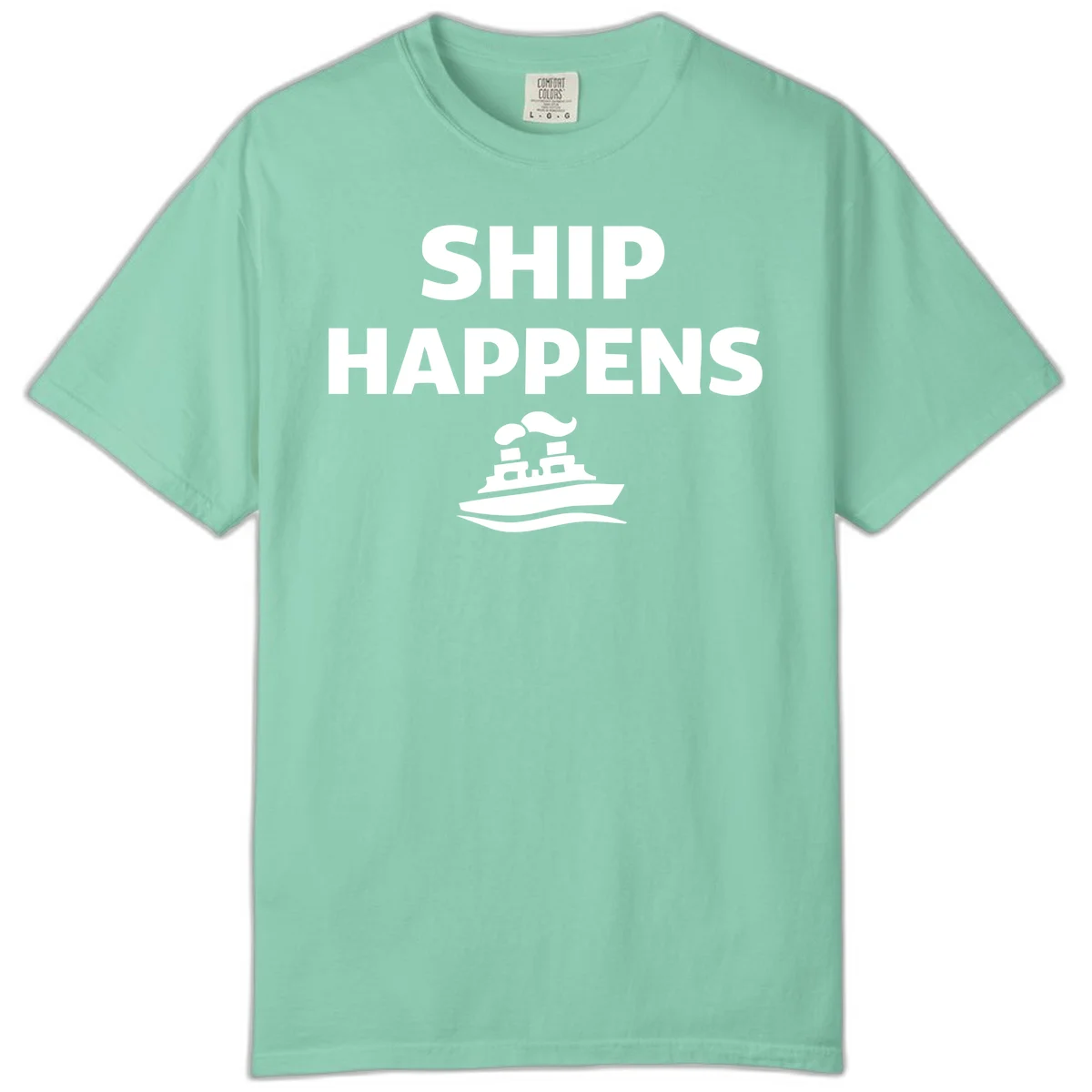 Ship Happens Comfort Color T-Shirt in Island Reef