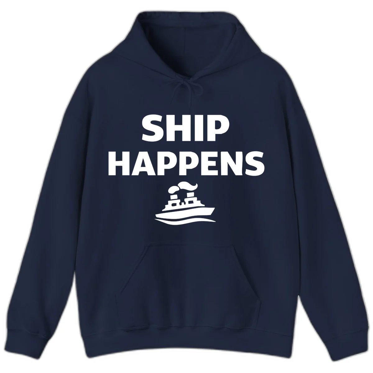 Ship Happens Hoodie in Navy