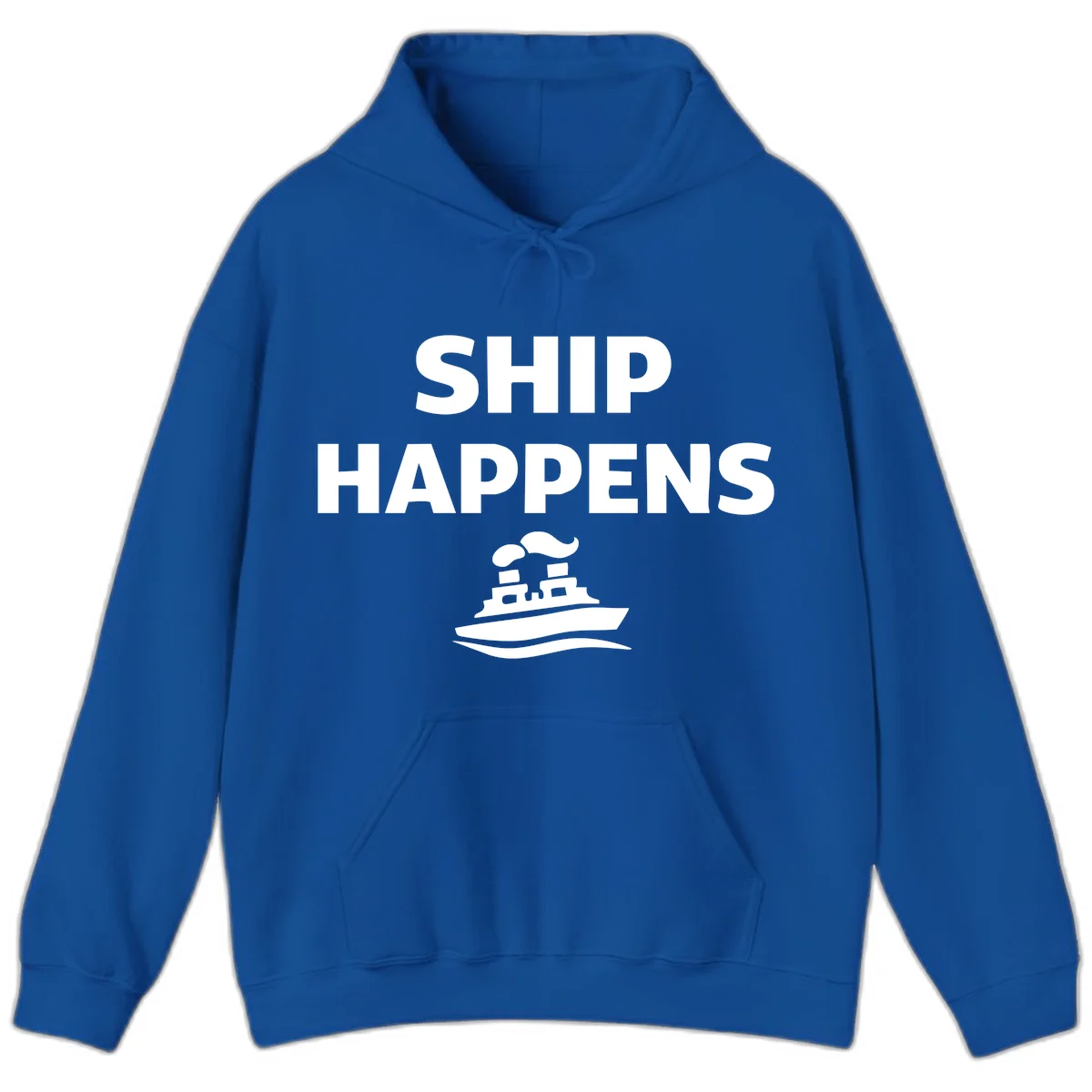 Ship Happens Hoodie in Royal