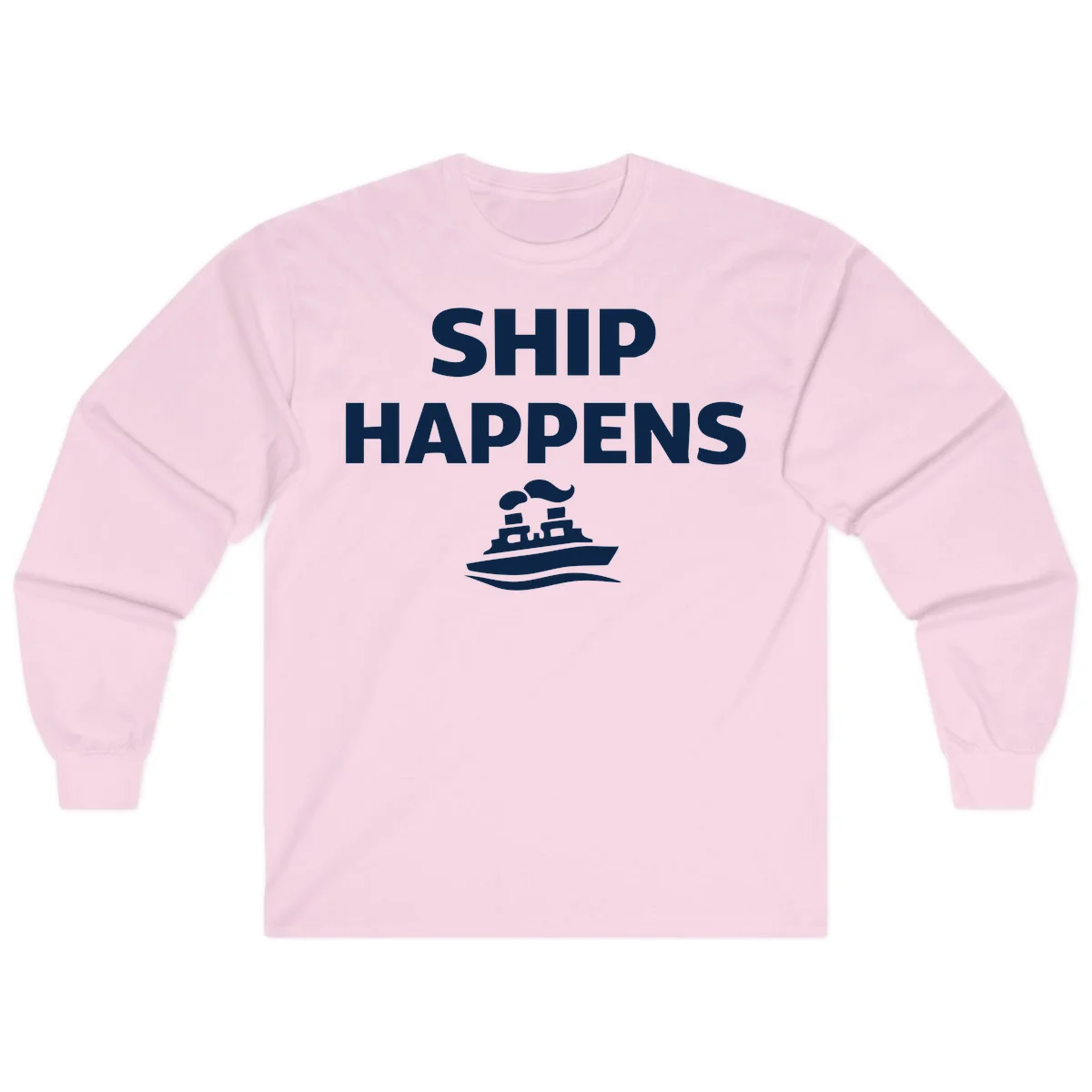 Ship Happens Long Sleeve in Light Pink